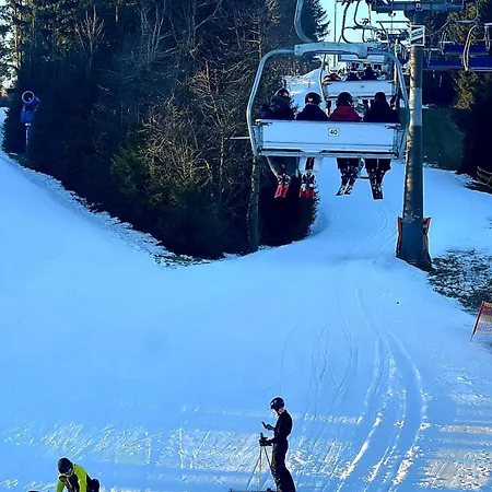 6 Pers Aan Skilift Grootste Skigebied Nabij Bikepark Unieke Locatie Met Zeer Rustige Tuin In Het Bos En Het Gezellige Centrum Leuke Cafes Restaurants En Gratis Zwembad Sauna Relax Speelruimte Parkeerplaats Naast Der Brabander Apartament