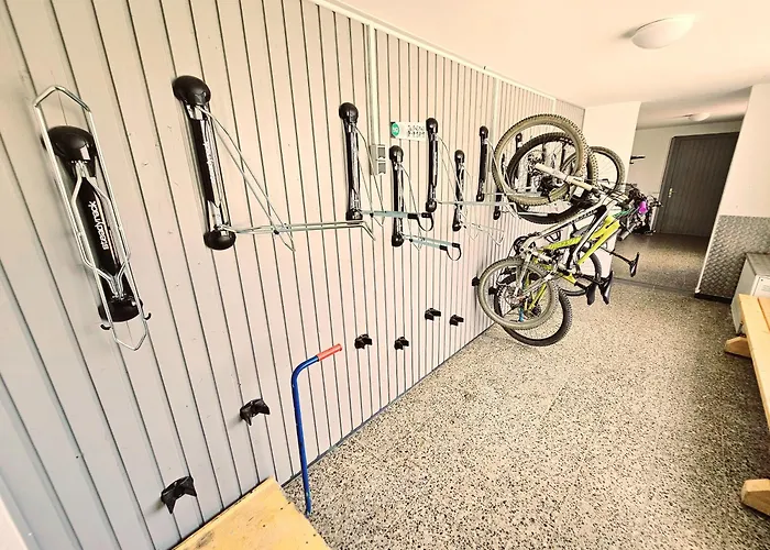 6 Pers Aan Skilift Grootste Skigebied Nabij Bikepark Unieke Locatie Met Zeer Rustige Tuin In Het Bos En Het Gezellige Centrum Leuke Cafes Restaurants En Gratis Zwembad Sauna Relax Speelruimte Parkeerplaats Naast Der Brabander Lejlighed