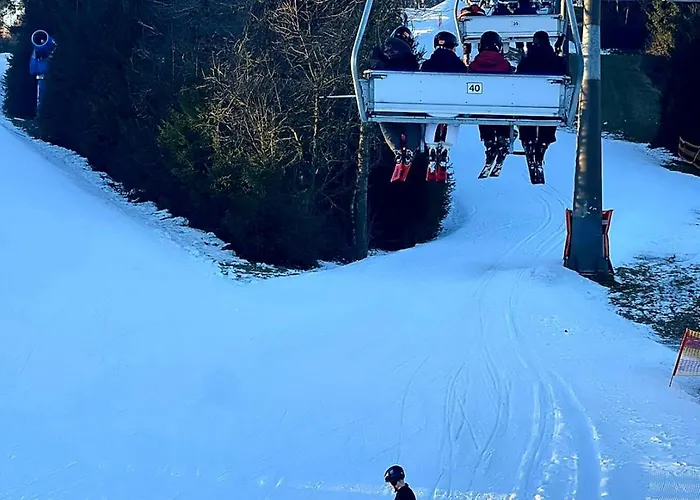 6 Pers Aan Skilift Grootste Skigebied Nabij Bikepark Unieke Locatie Met Zeer Rustige Tuin In Het Bos En Het Gezellige Centrum Leuke Cafes Restaurants En Gratis Zwembad Sauna Relax Speelruimte Parkeerplaats Naast Der Brabander Apartament
